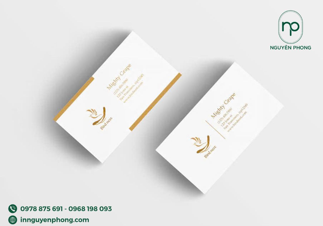 in card visit yến sào giá rẻ uy tín